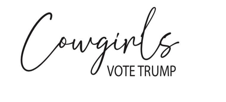 Cowgirls Vote Trump Trucker Hat - Foam