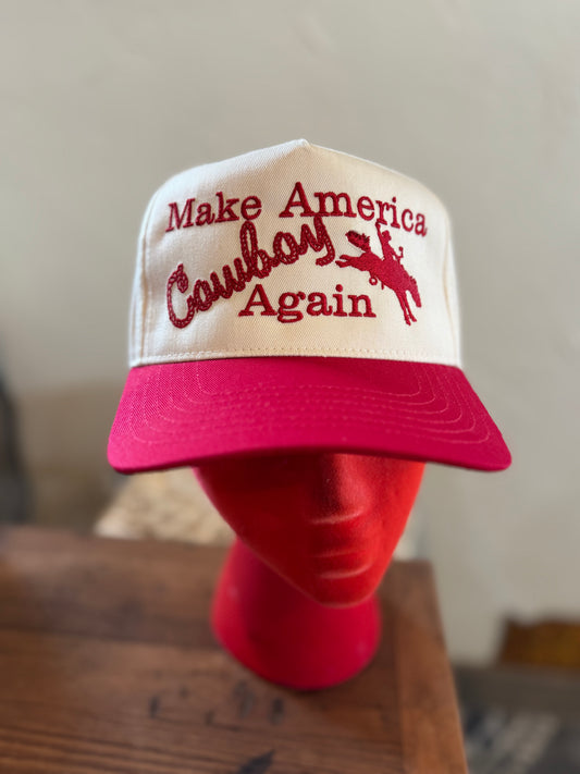 Make America Cowboy Again Trucker Hat